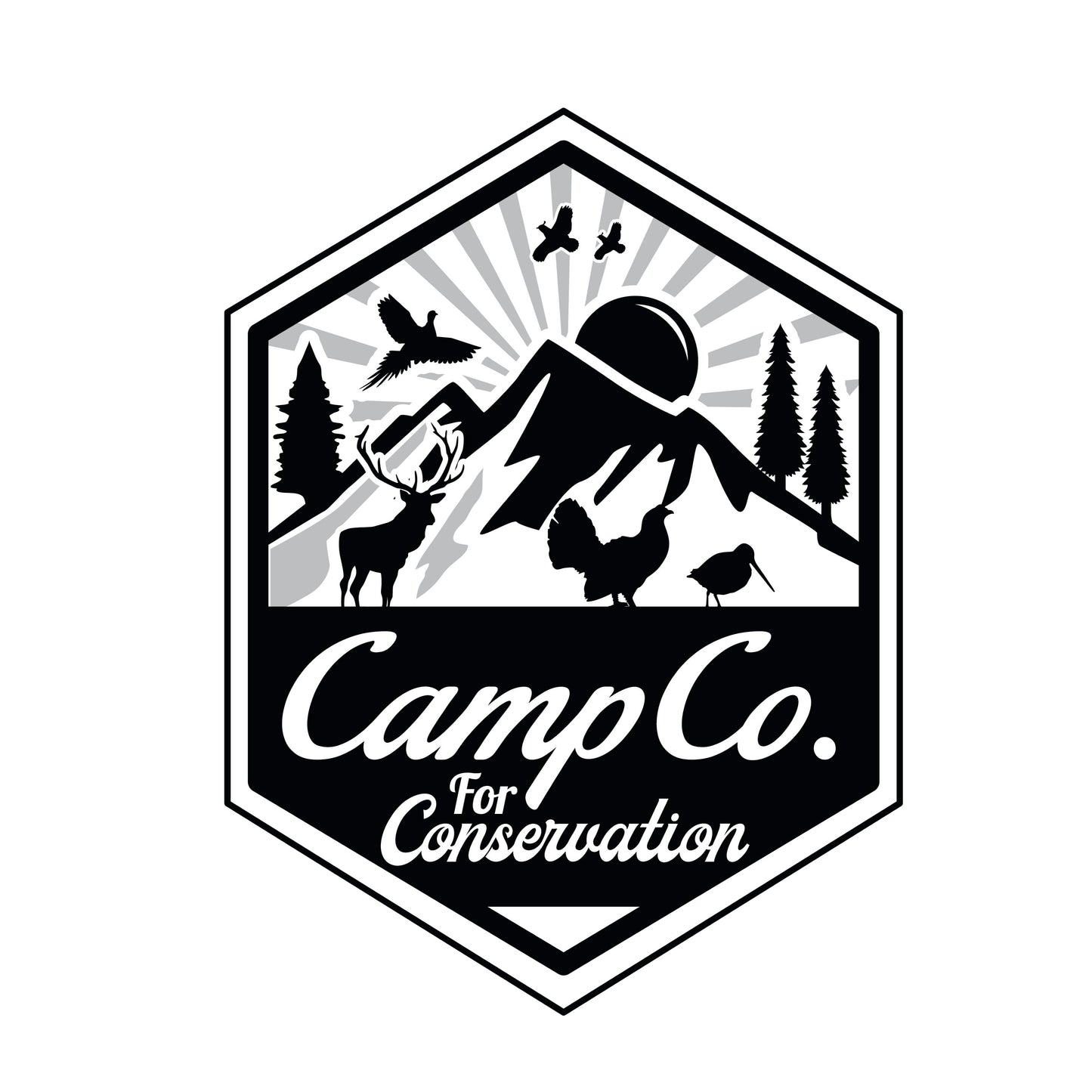 Camp Co Die Cut Sticker